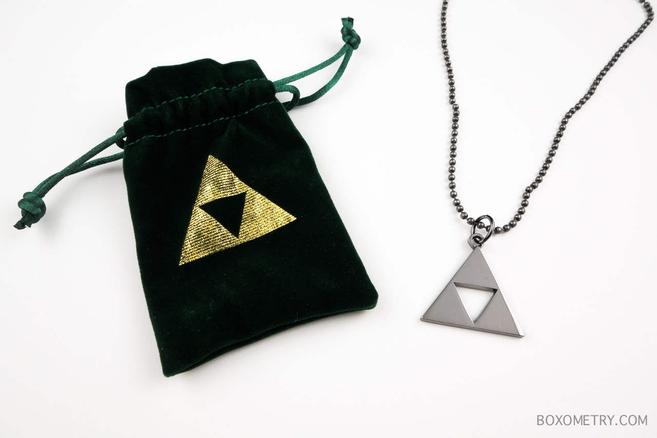 1Up Box April 2015 Triforce Zelda Legendary Hero Necklace