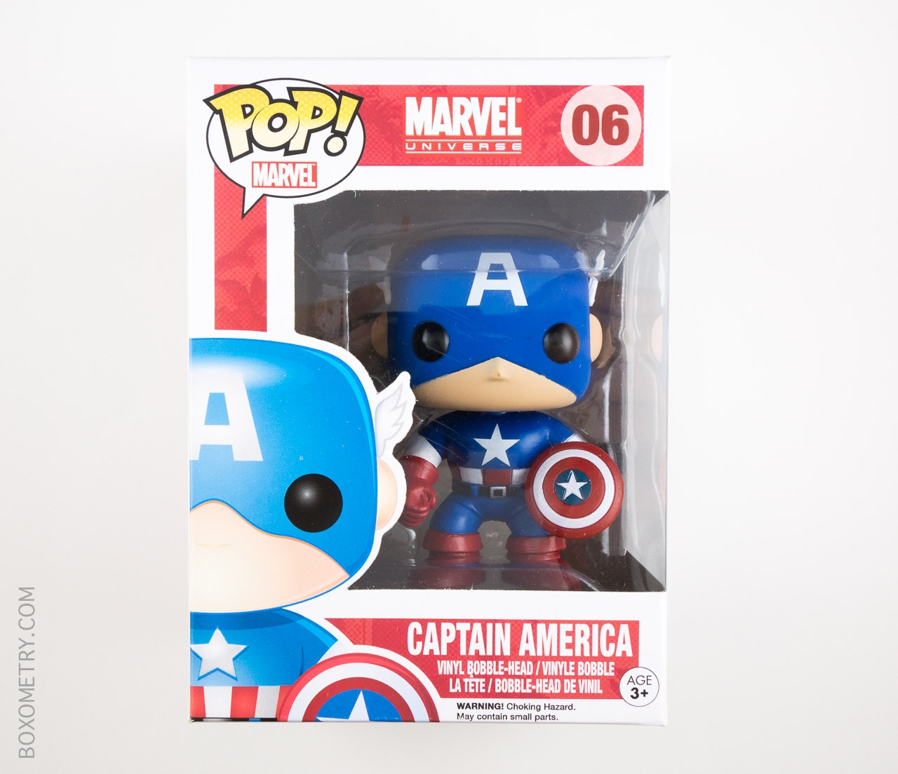 1Up Box April 2015 Captain America POP Funko Bobble Head Figure