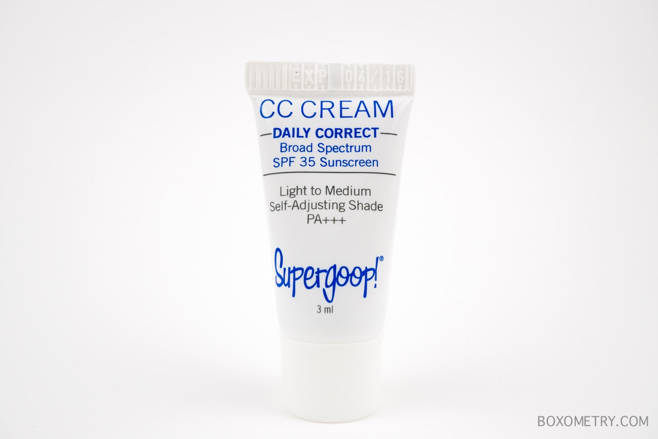 Birchbox February 2015 Si[ergoop Daily Correct SPF 35 CC Cream