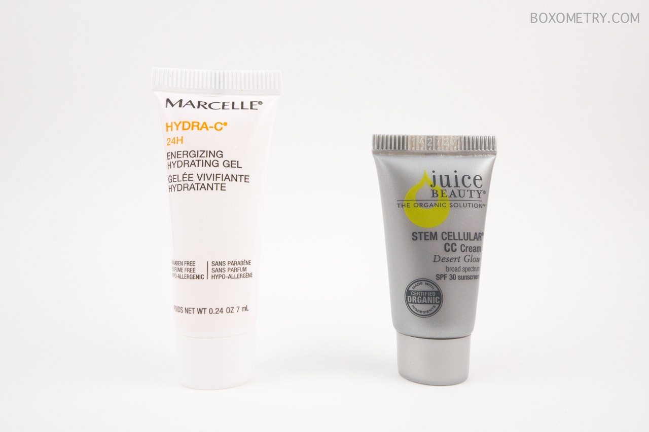 Birchbox May 2015 Juice Beauty CC Cream and Marcelle Hydra-C 24H Hydrating Gel