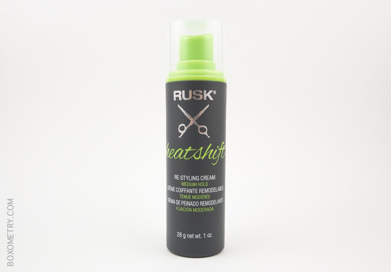 Boxometry Birchbox July 2015 Review - Rusk Hair Care Heatshift Re-Styling Cream