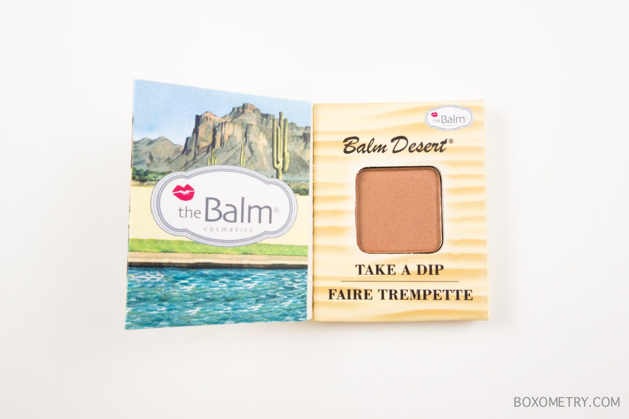 Boxometry Birchbox August 2015 Review - theBalm Cosmetics Balm Dessert Bronzer/Blush