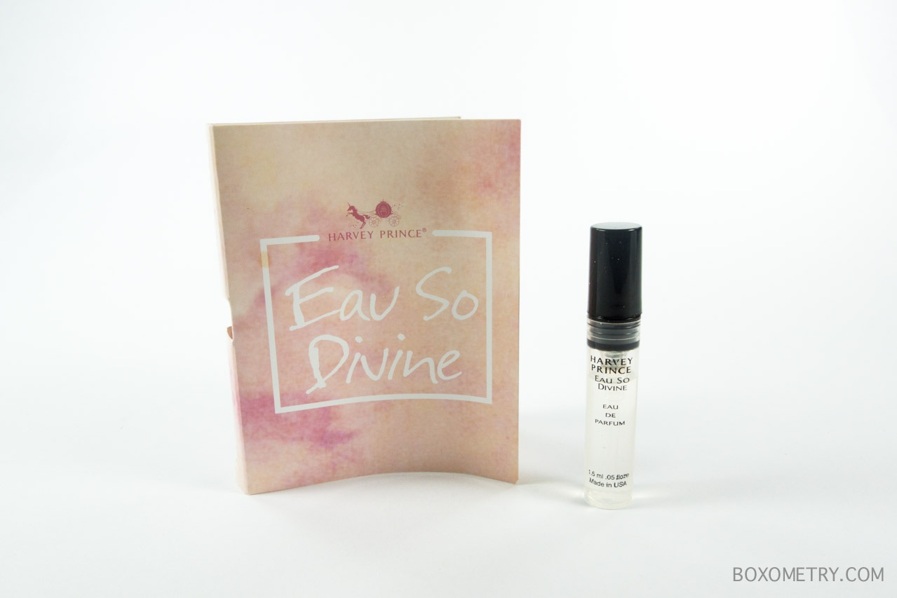 efit Cosmetics GimmeBoxometry Birchbox September 2015 Review - Harvey Prince Eau So Divine