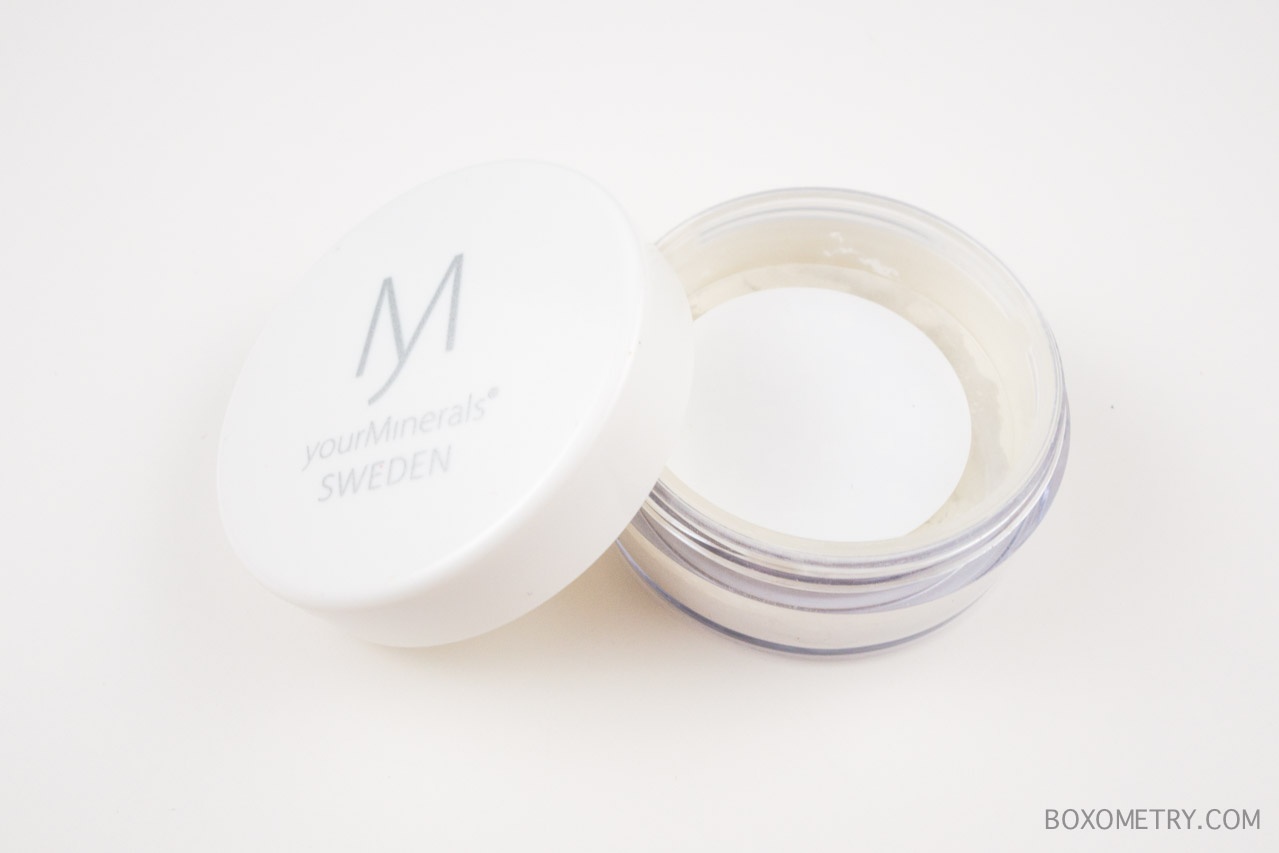 Boxometry Boxycharm July 2015 Review - yourMinerals Transparent Veil Setting Powder