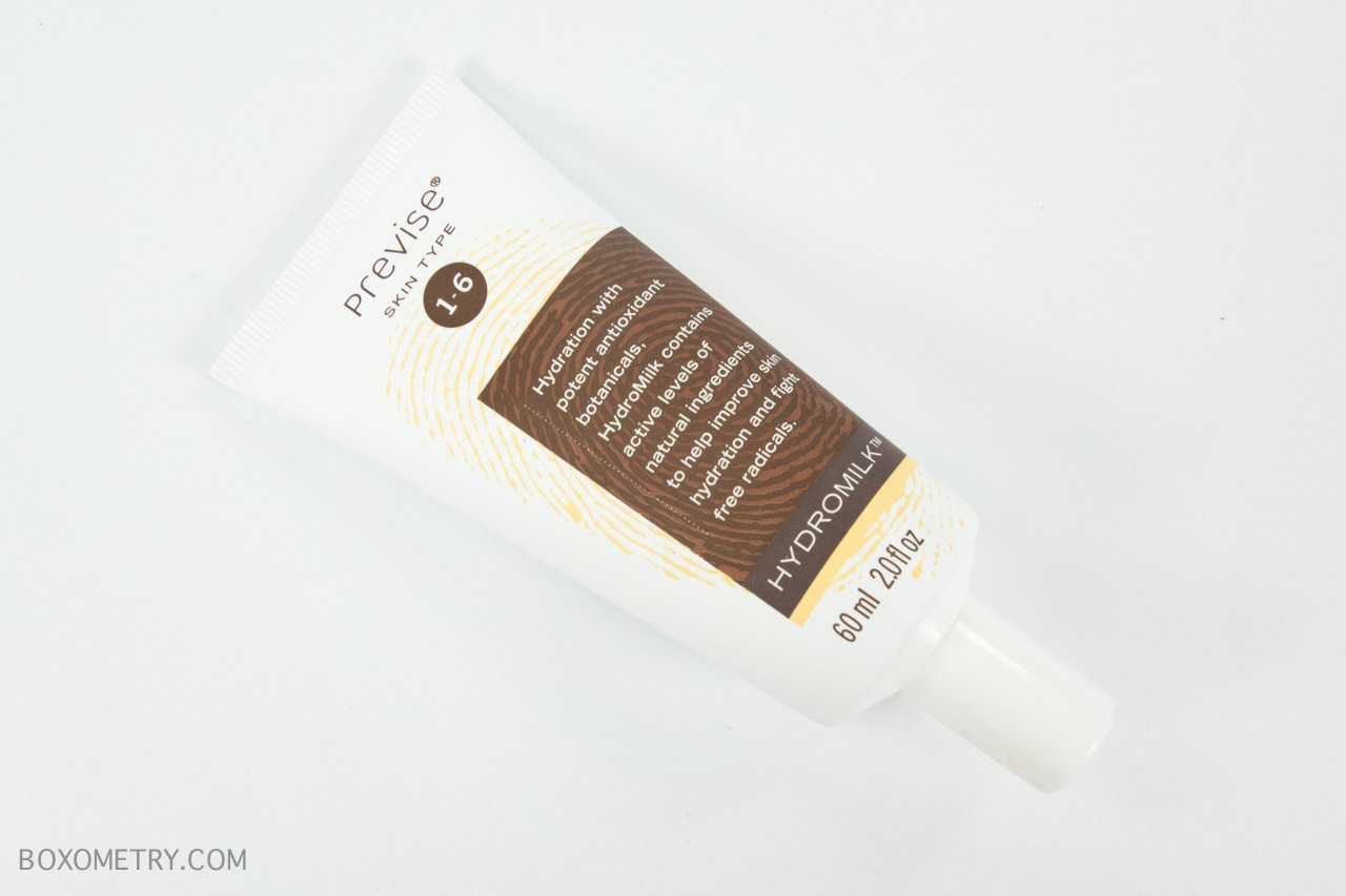 Boxometry Boxycharm September 2015 Review - Previse Skincare HydroMilk Hydrating Lotion