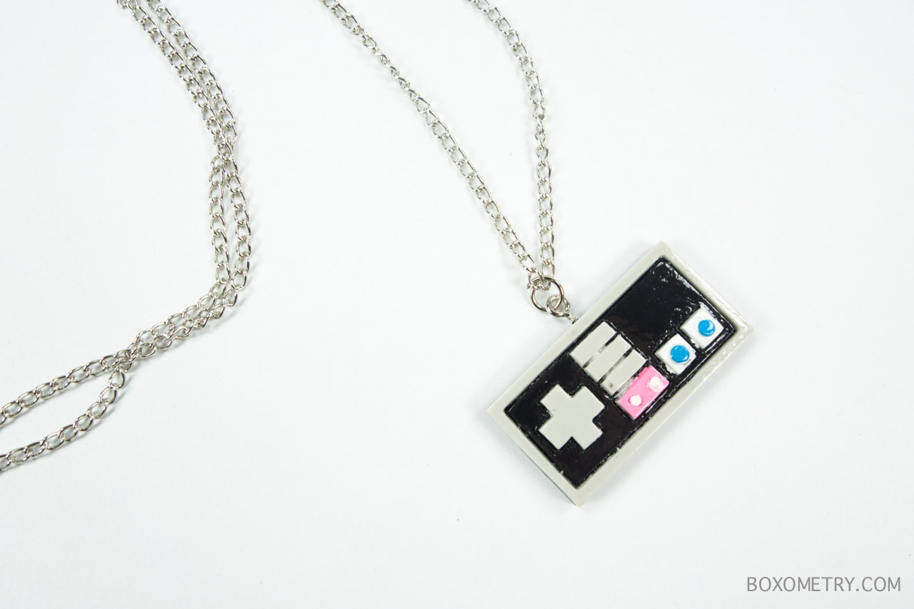 Boxometry Fandom of the Month August Review - Nintendo Controller Necklace