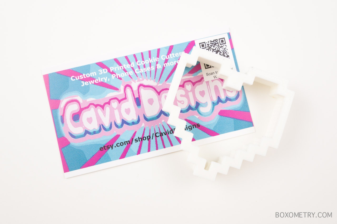 Boxometry Gamer Girl Monthly June 2015 Review - Pixelated Heart Cookie Cutter
