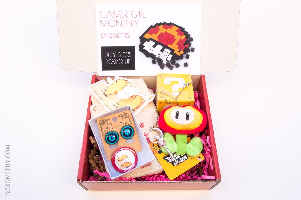 Boxometry Gamer Girl Monthly July 2015 Review - Contents
