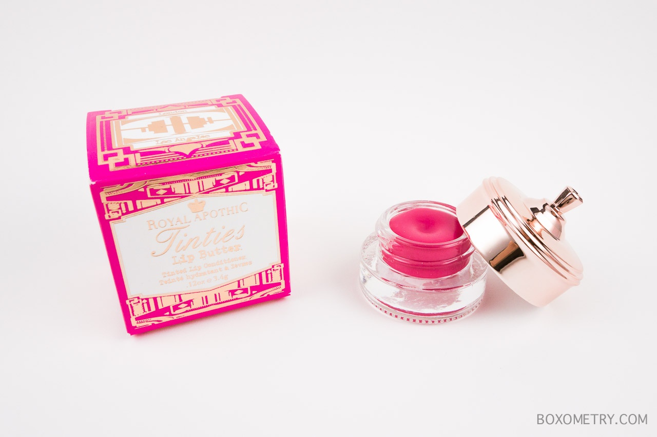 Glossybox February 2015 Royal Apothic Tinties Lip Butter