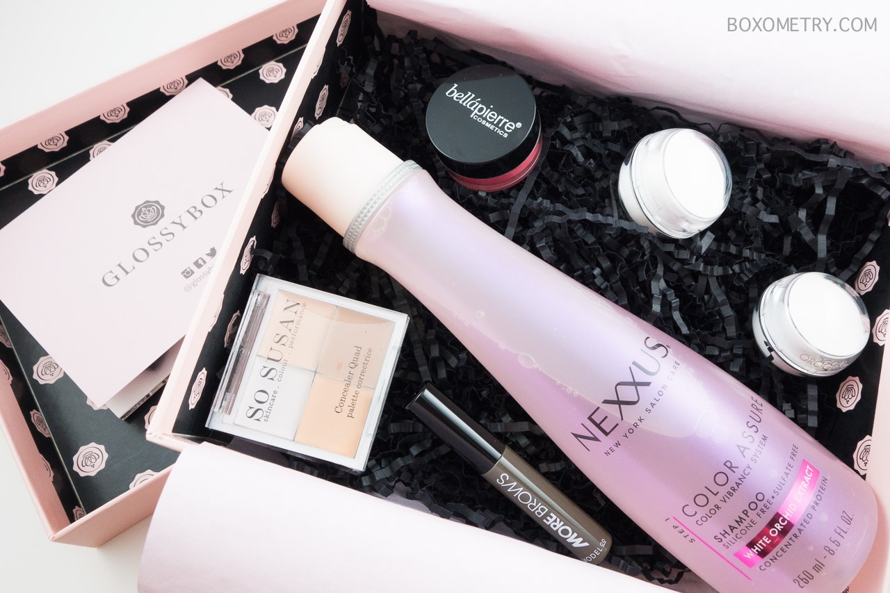 Glossybox March 2015 Box Content