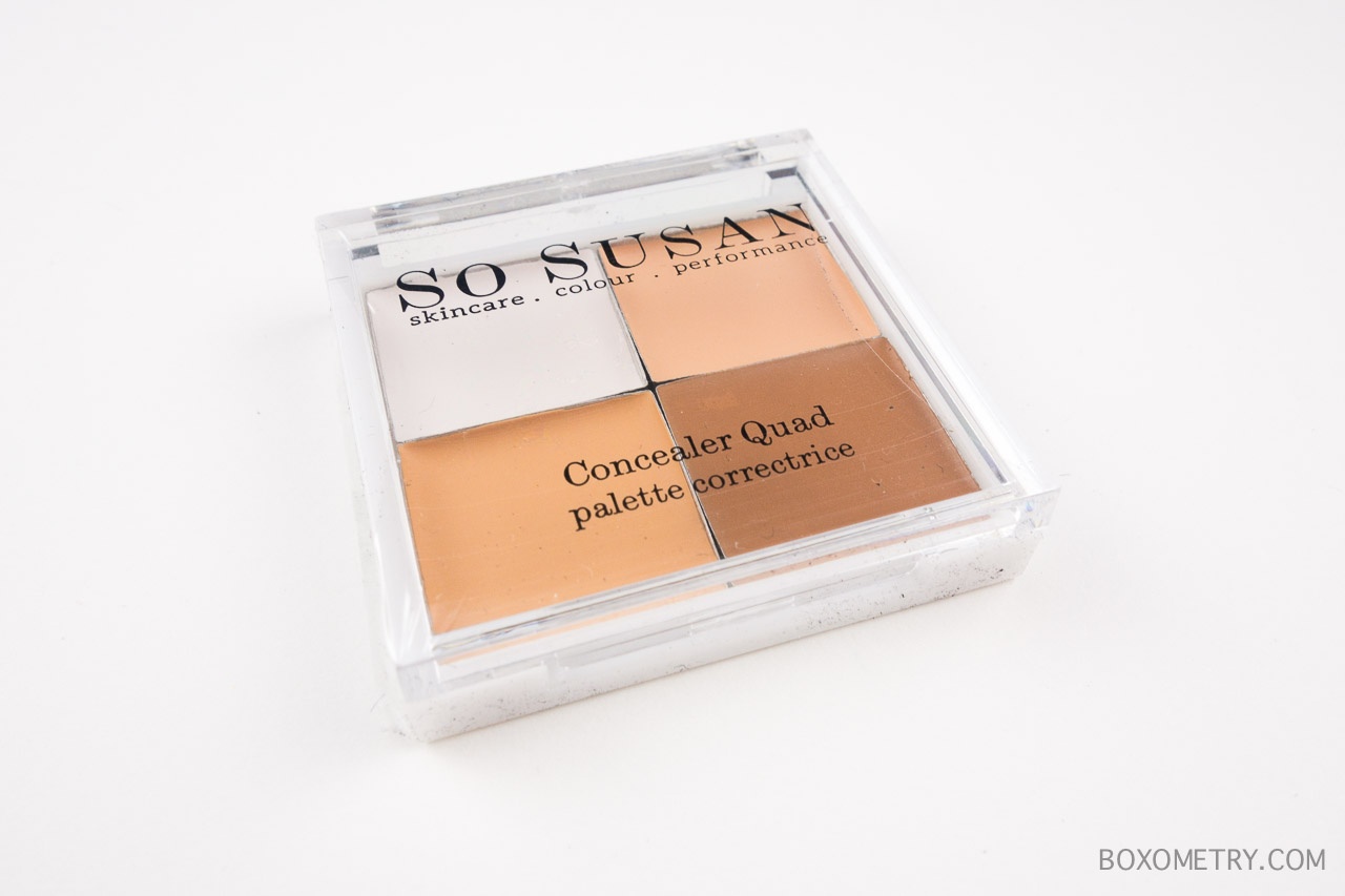 Glossybox March 2015 So Susan Cosmetics Concealer Quad