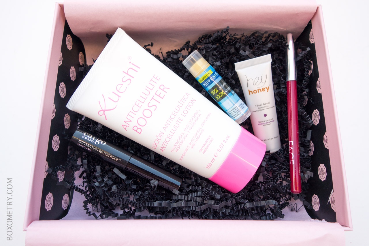 Boxometry GLOSSYBOX July 2015 Review - Contents