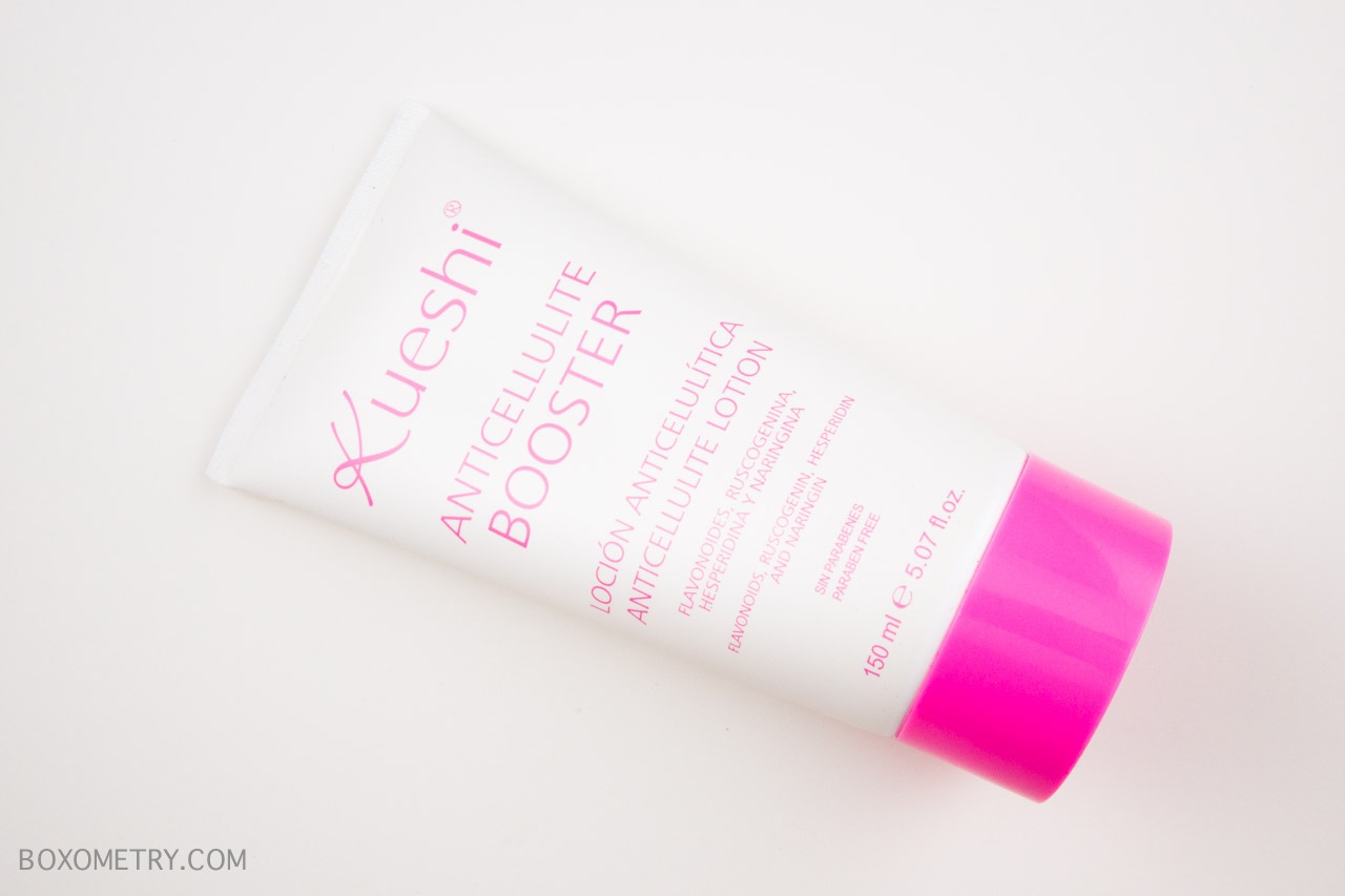 Boxometry GLOSSYBOX July 2015 Review - Kueshi Anticellulite Booster