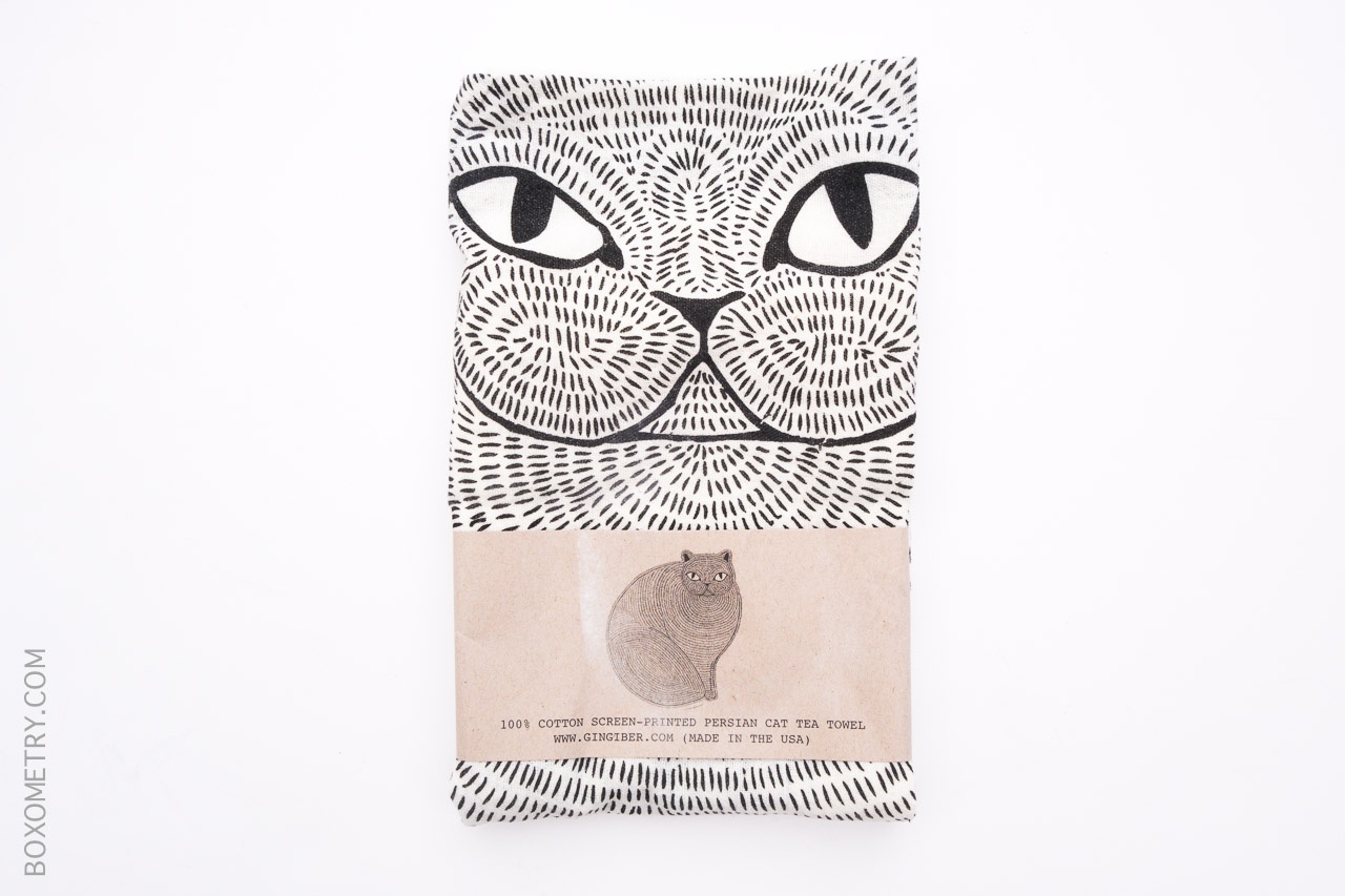 Boxometry Kairos June 2015 Review - Persian Cat Tea Towel (Gingiber)