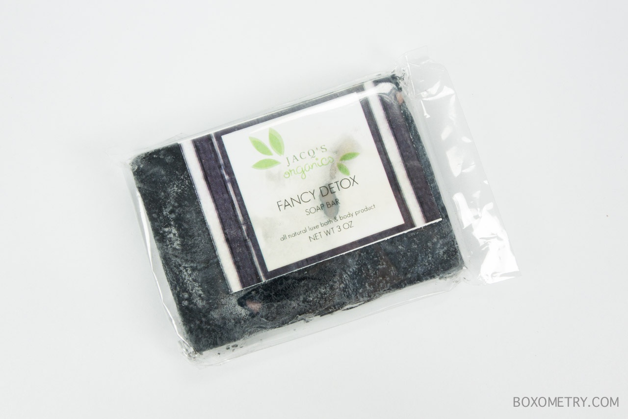 Boxometry Kloverbox August 2015 Review - Jacq's Organics Fancy Detox Cleansing Bar