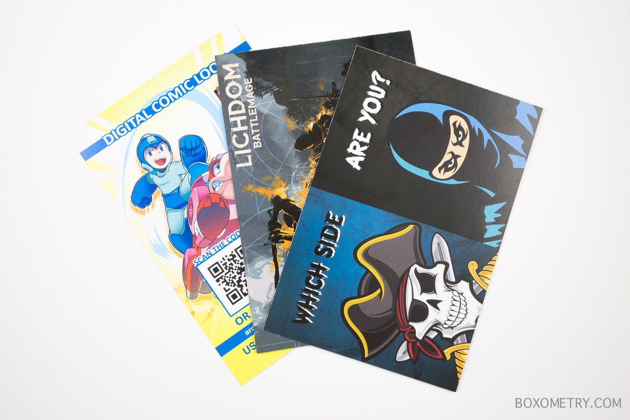 Loot Crate November 2014 Promo Cards