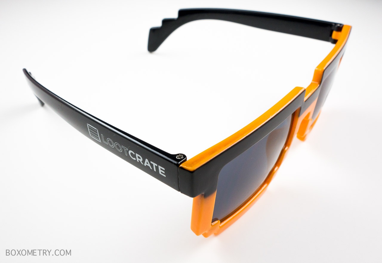 Loot Crate January 2015 8-Bit Glasses Loot Crate Logo