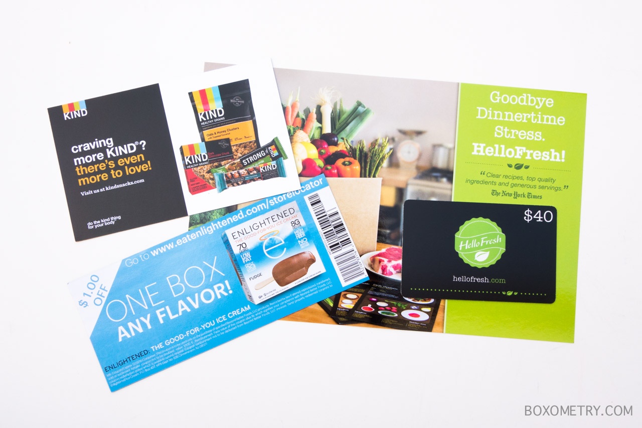 Boxometry Love With Food Tasting Box August 2015 Review - Coupons