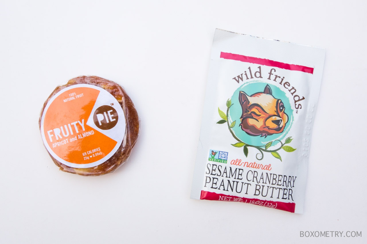Boxometry Love With Food Tasting Box August 2015 Review - Fruity Pie and Peanut Butter by Wild Friends