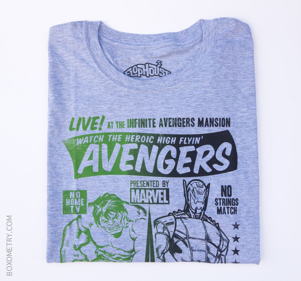 April 2015 Marvel Collector Corps Avengers Hulk vs Ultron T-Shirt