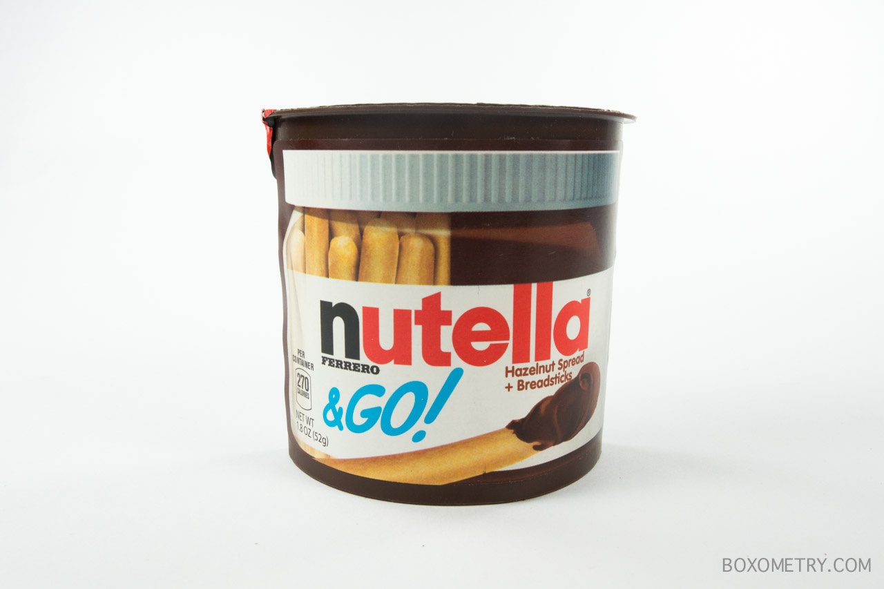 Boxometry MunchPak October 2015 Review - Nutella & Go!