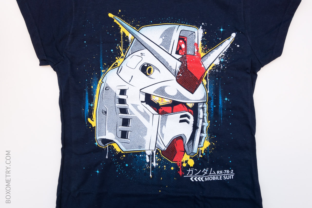 Boxometry Nerd Block May 2015 Review - Exclusive Gundam Shirt