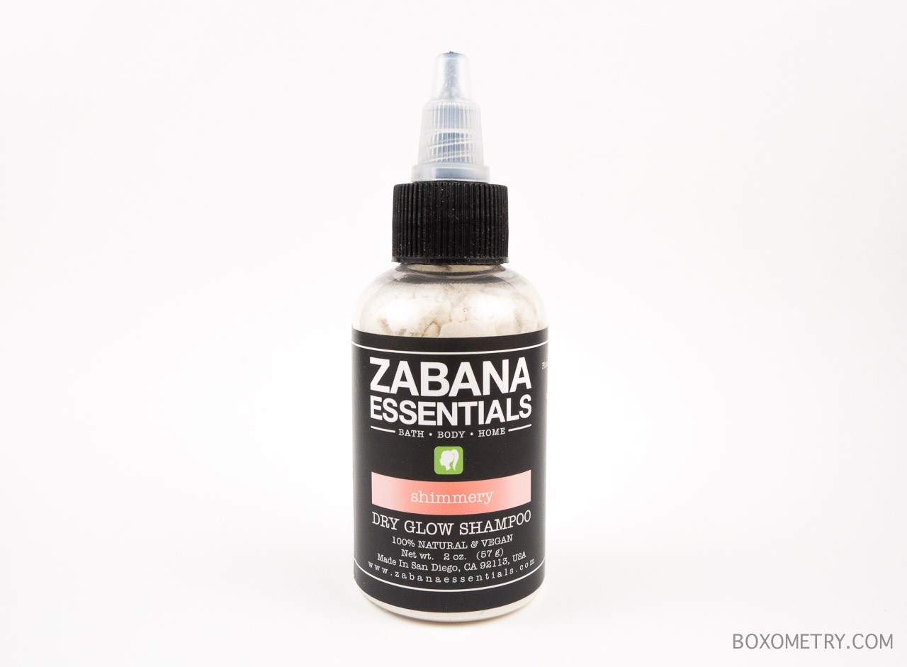 Boxometry Petit Vour May 2015 Subscription Box Review - Zabana Essentials Dry Glow Shampoo