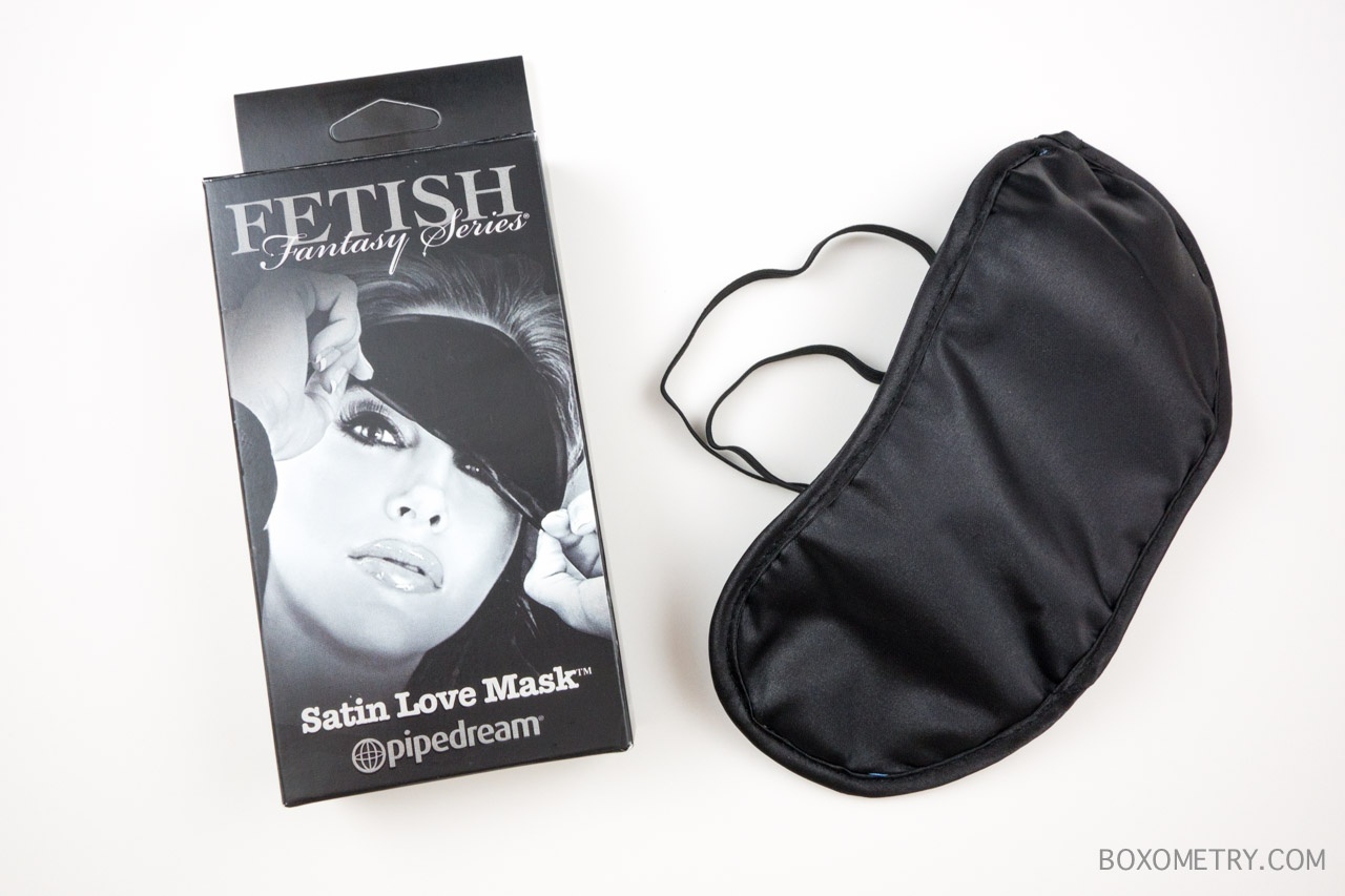 Boxometry Pleasuresack Bag July 2015 Review - Fetish Fantasy Series Satin Love Mask - Black