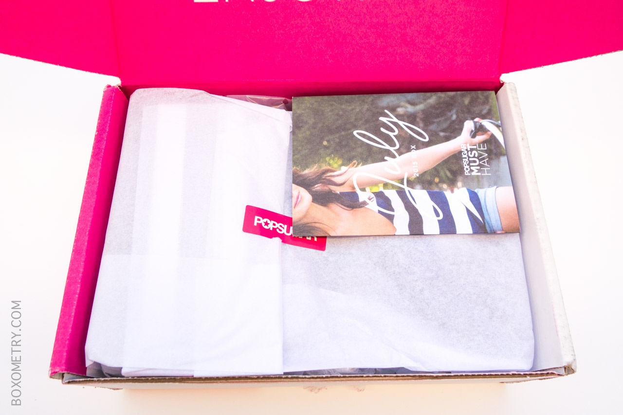 POPSUGAR Must Have Subscription Box Review & Coupon - July 2015