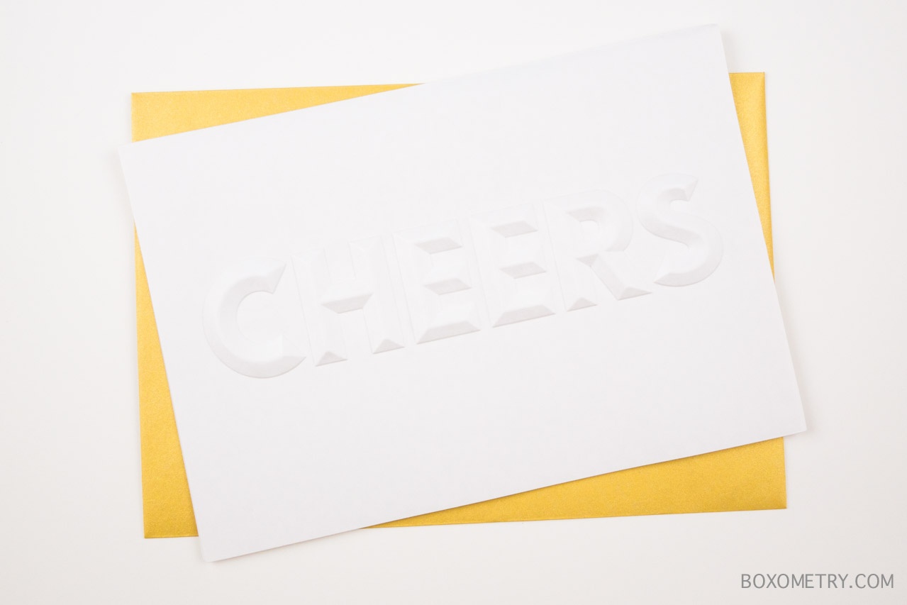 Boxometry POPSUGAR Must Have July 2015 Review - Hallmark Signature Greeting Card Birthday