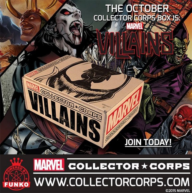 Marvel Collector Corps October 2015 Theme