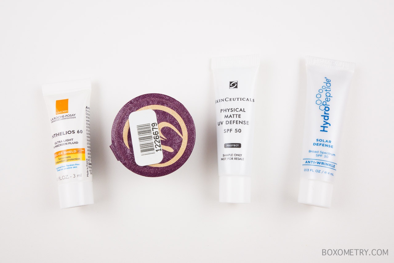 Boxometry BeautyFIX June 2015 Review - Anthelios Skinceuticals Hydropeptide Wei Golden Root Mud Mask