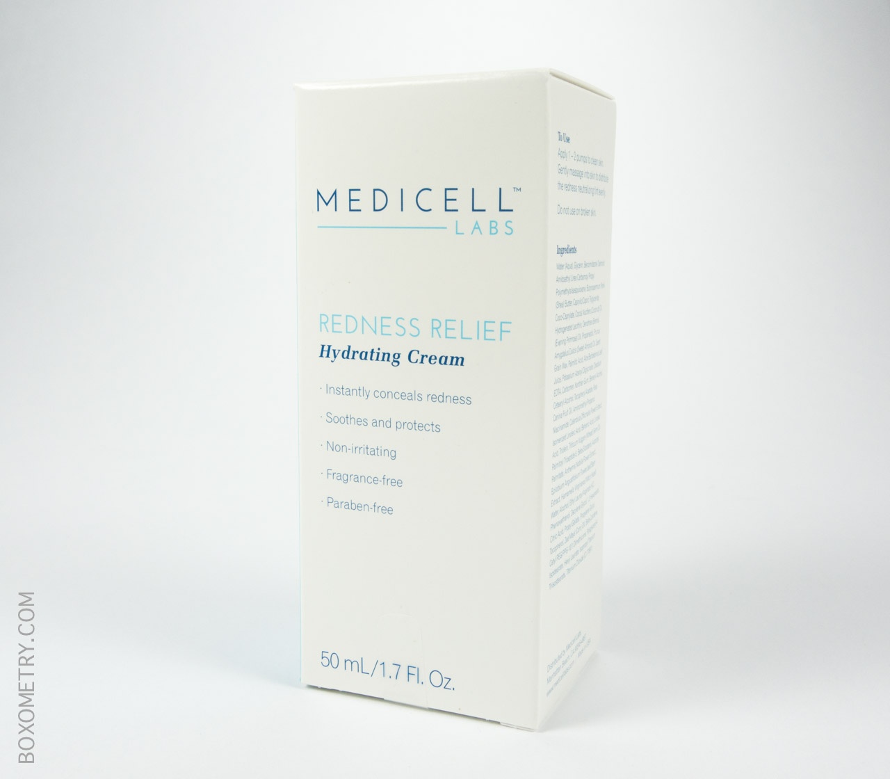 Boxometry BeautyFIX August 2015 Review - Medicell Labs Advanced Redness Relief Hydrating Cream