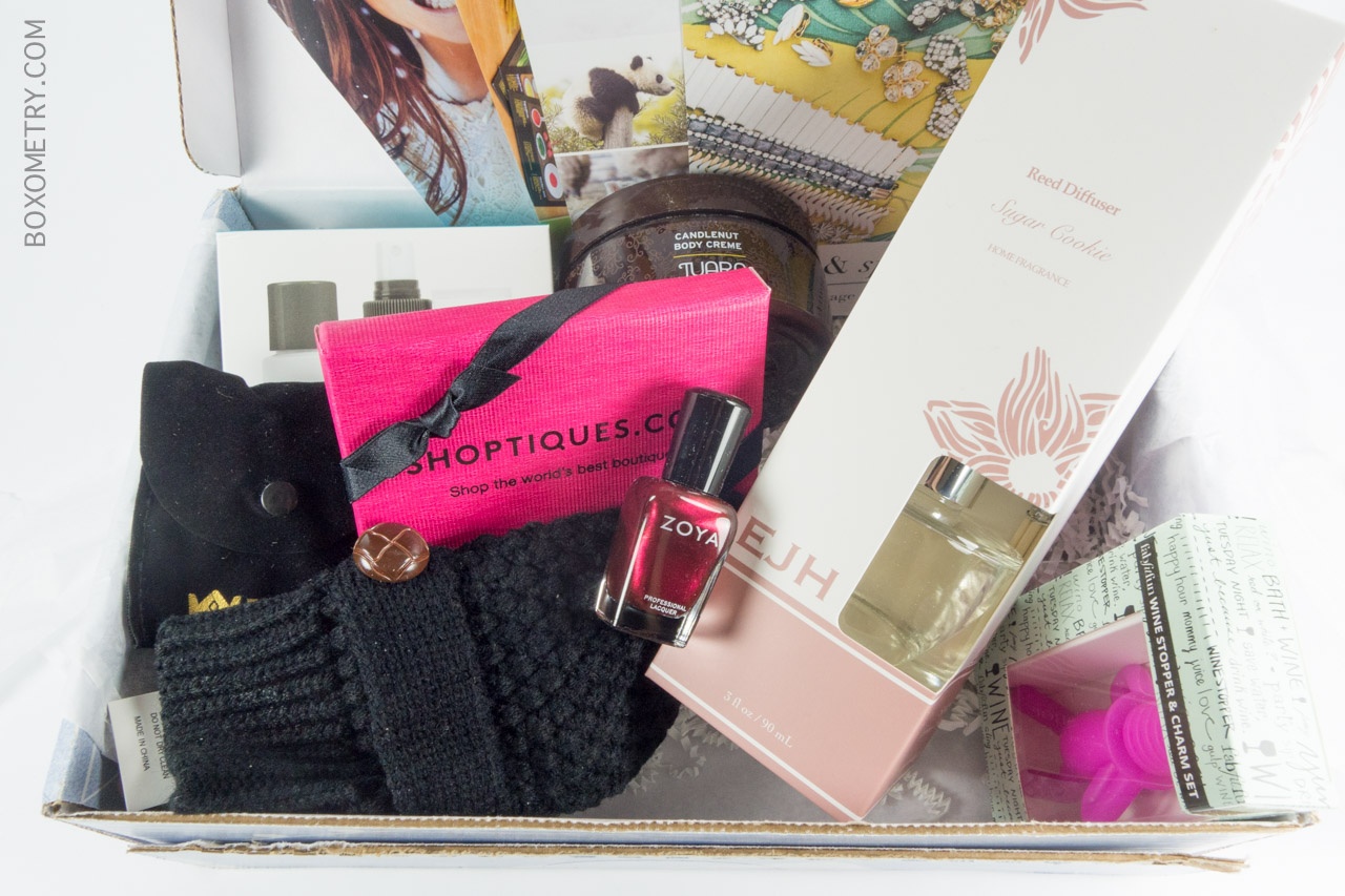 FabFitFun Winter 2015 Boxometry Review - Contents