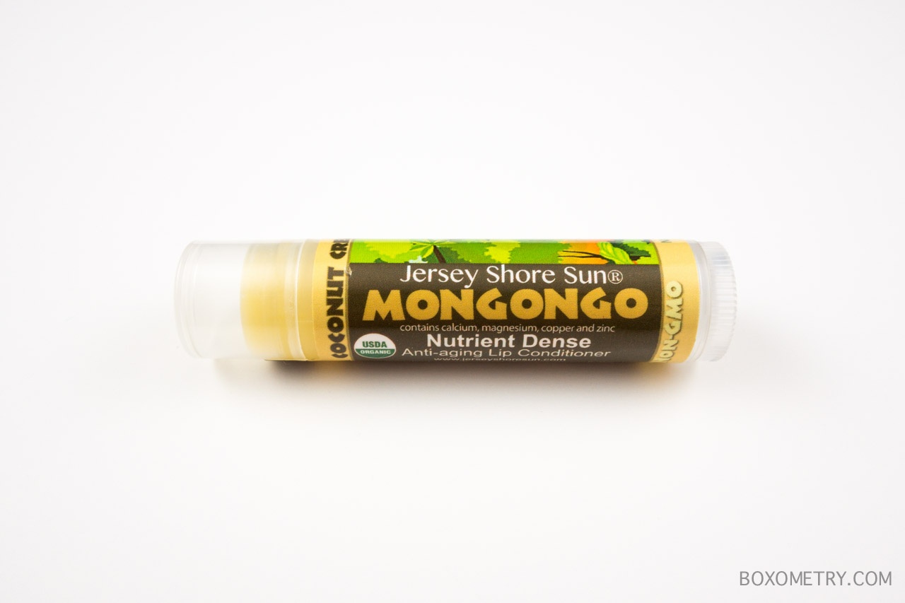 Boxometry Ipsy July 2015 Review - Jersey Shore Sun Mongongo Vanilla Coconut Cream Lip Conditioner