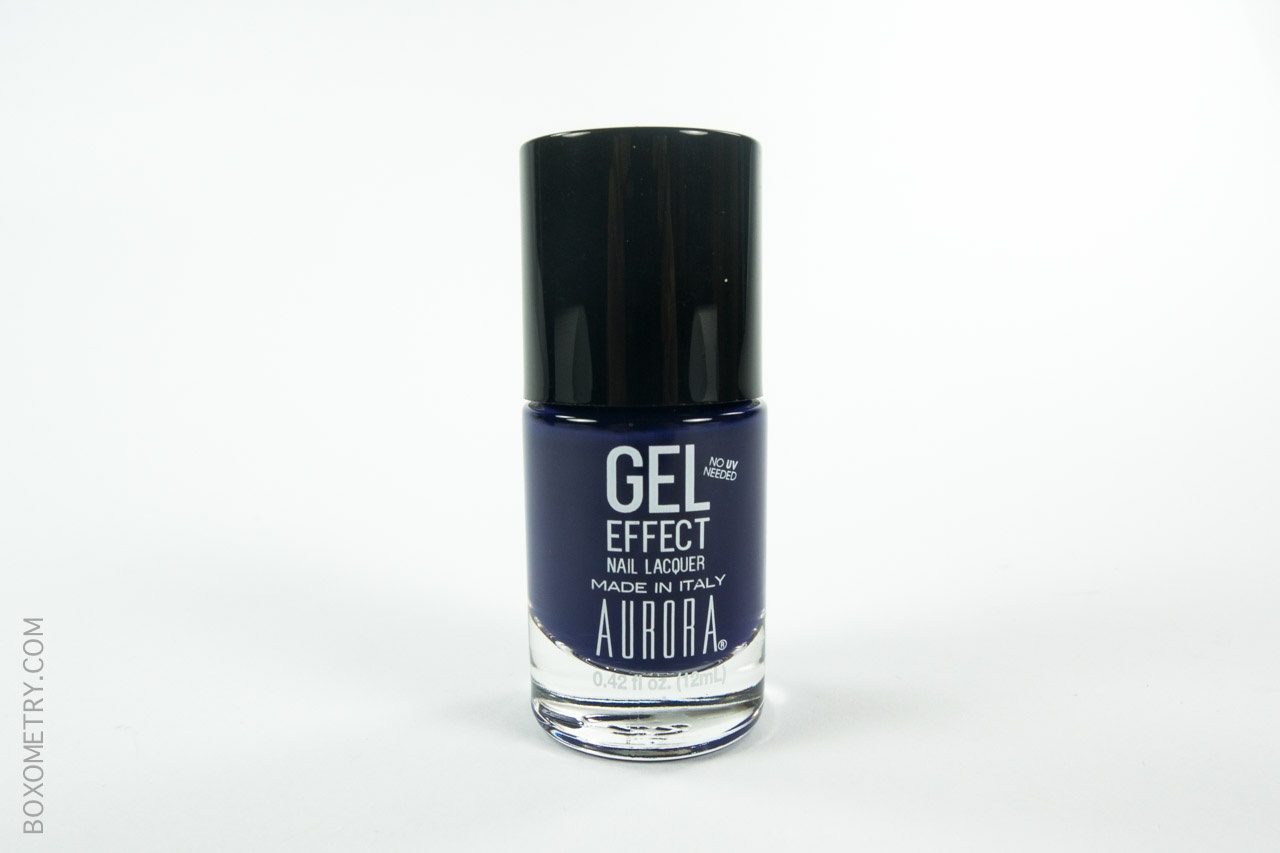 Boxometry Ipsy October 2015 Review - Aurora Gel Effect Nail Lacquer in Inky Dinky