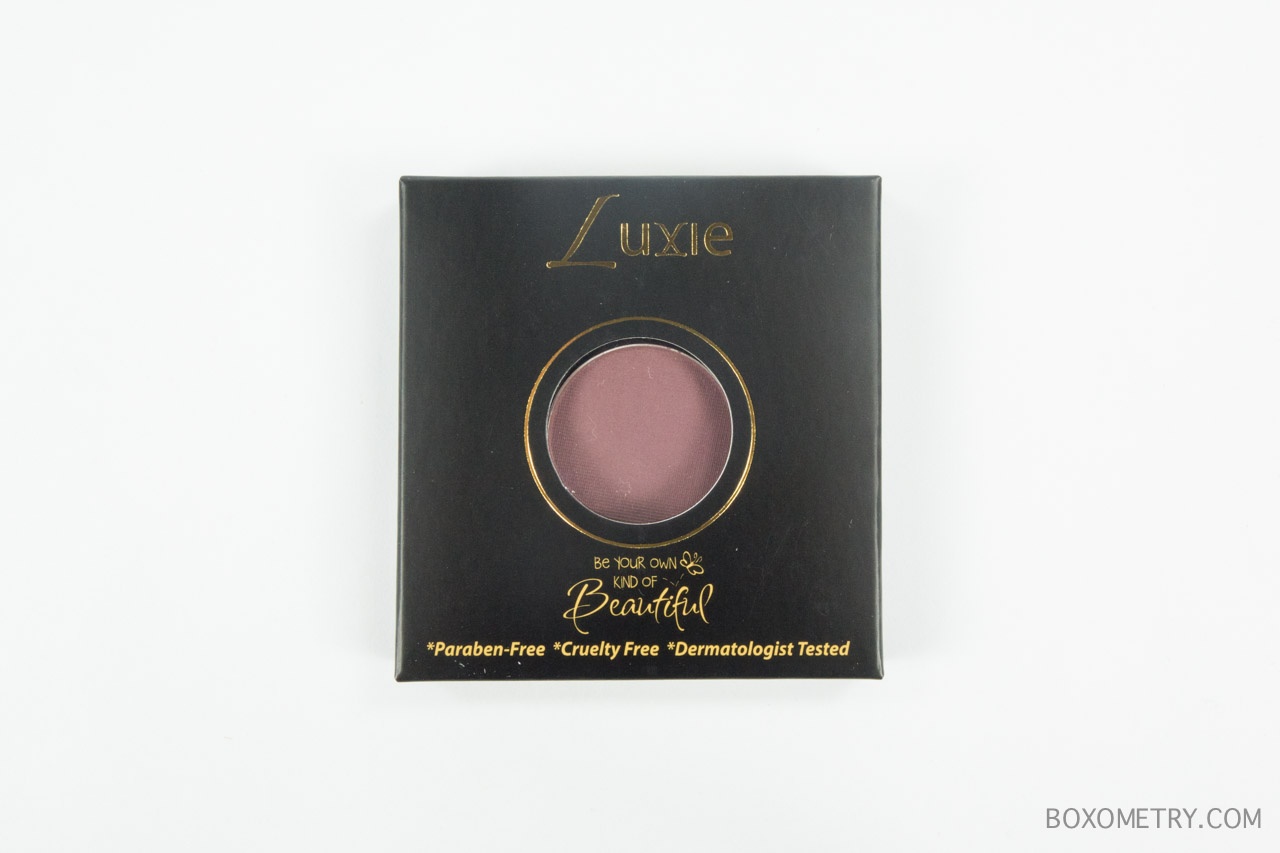 Boxometry Ipsy November 2015 Review - Luxie Beauty Matte Eyeshadow