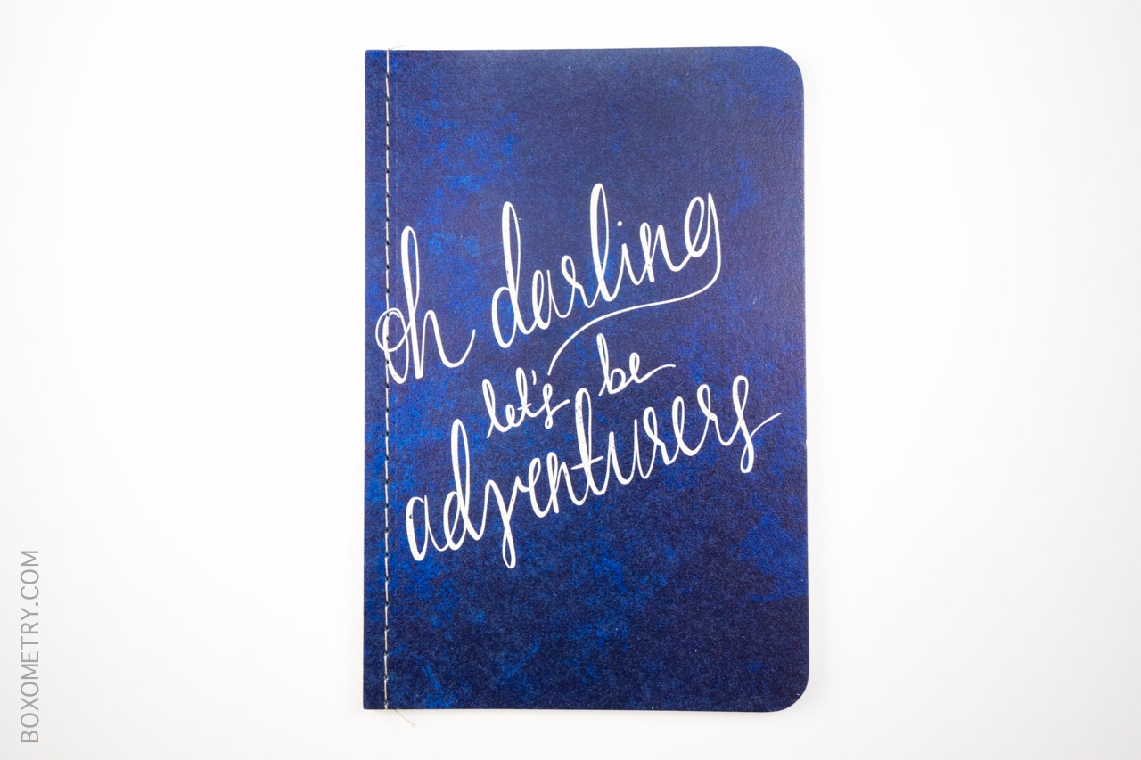 Boxometry Kairos August 2015 Review - Oh Darling Let's Be Adventurers Travel Journal (Wayfaren)