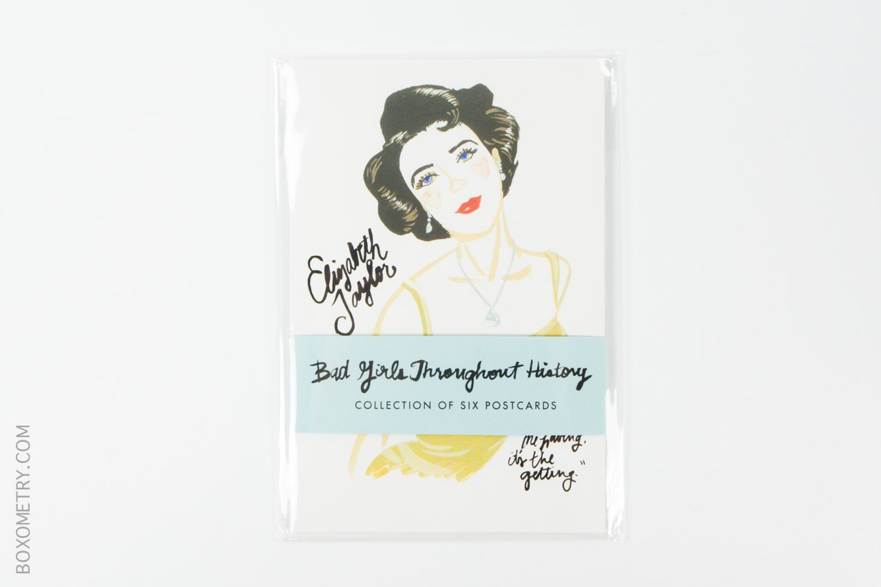 Boxometry Kairos September 2015 Review - Bad Girls Throughout History Postcards (ShopAnnShen)