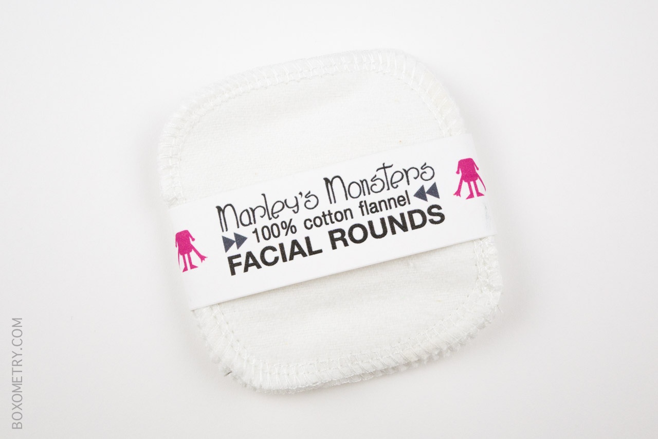 Kloverbox March 2015 Marley's Monsters Reusable 3" Facial Rounds