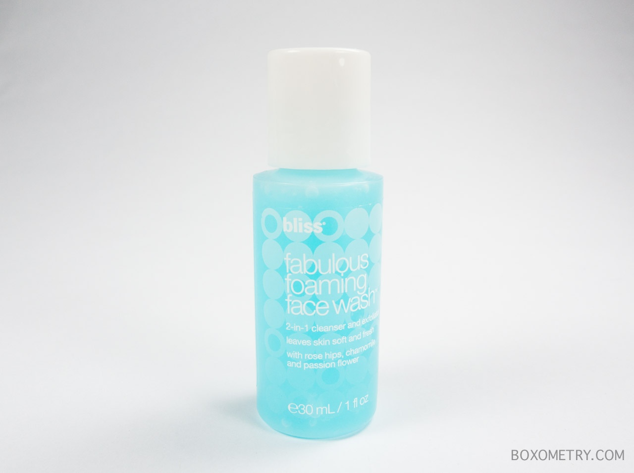 Boxometry Look Fantastic Beauty Box September Review - Bliss Fabulous Foaming Face Wash