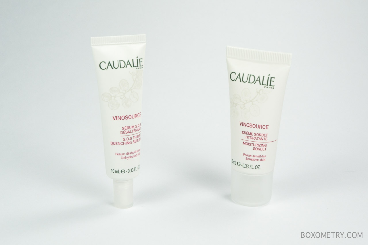 Boxometry Look Fantastic Beauty Box September Review - Caudalie Vinosource S.O.S Thirst Quenching Serum & Moisturizing Sorbet