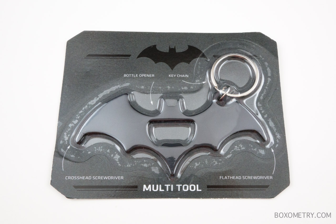 Boxometry Loot Crate July 2015 Review - Exclusive Batman Multi-Tool Keychain