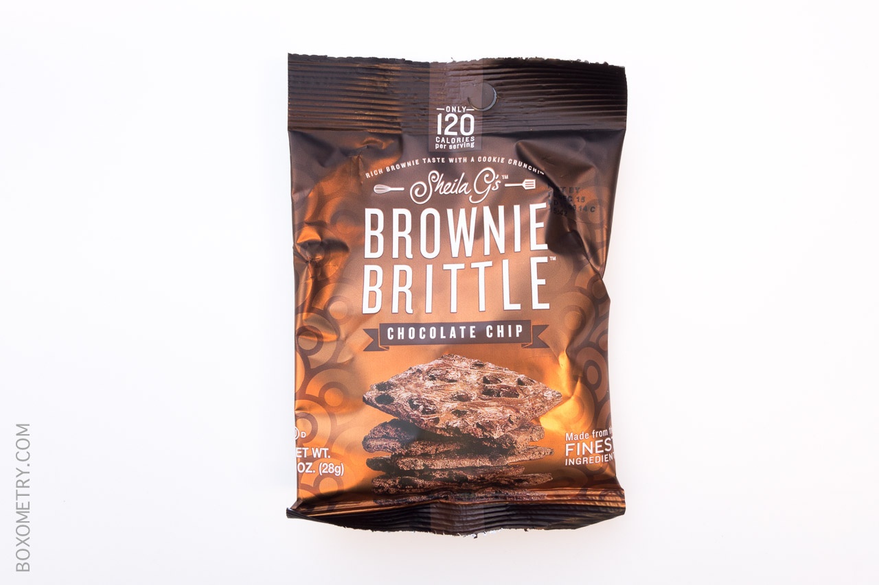 Boxometry Love With Food Tasting Box Review - Brownie Brittle by Shiela G's