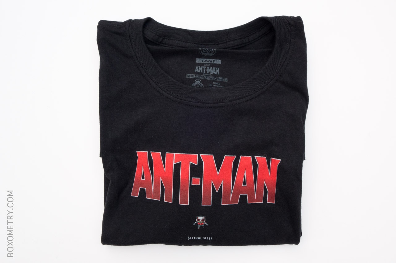 Boxometry Marvel Collector Corps June 2015 Review - Exclusive Ant-Man T-Shirt