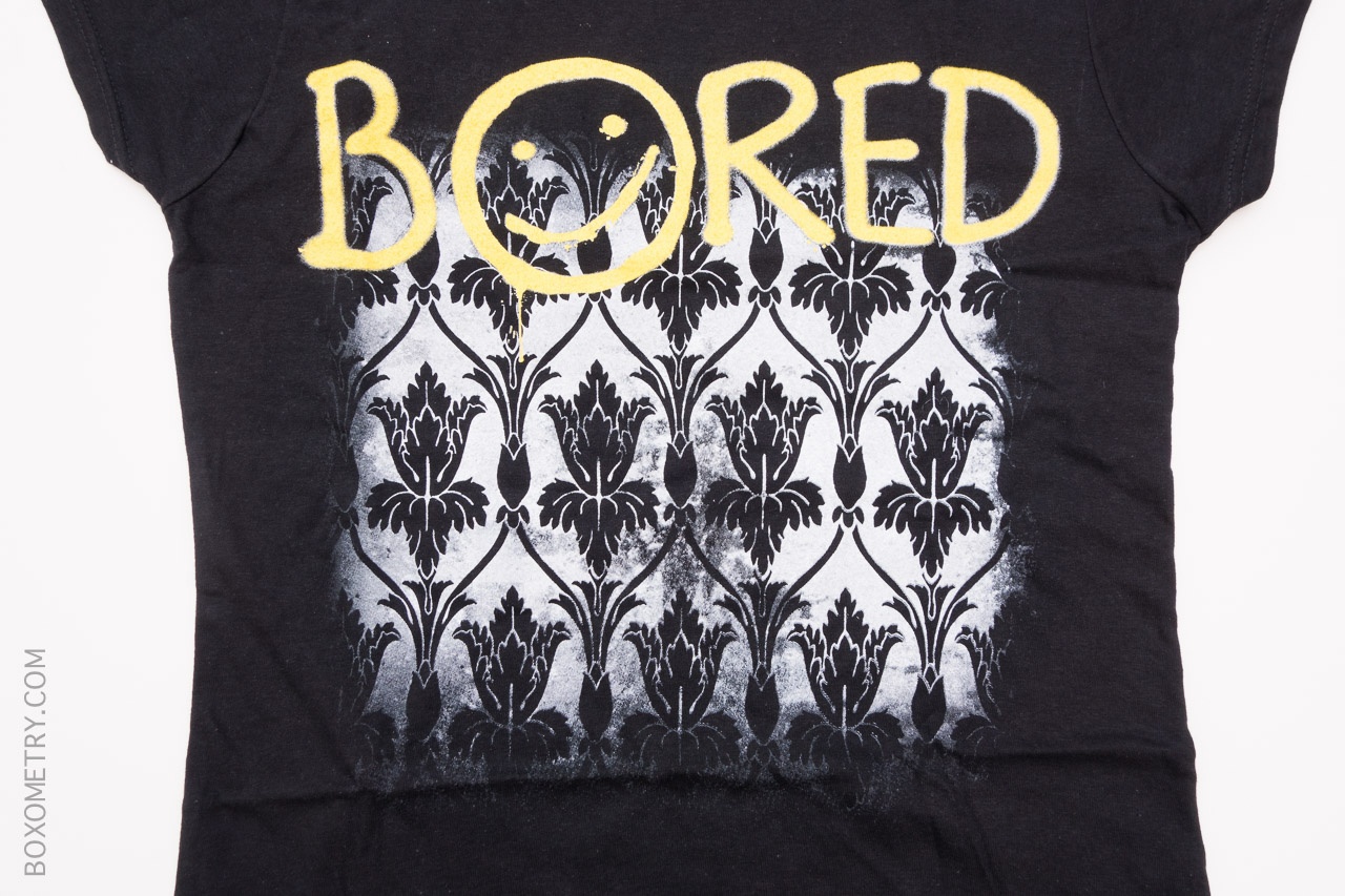 Boxometry Nerd Block June 2015 Review - Sherlock Holmes Bored T-Shirt
