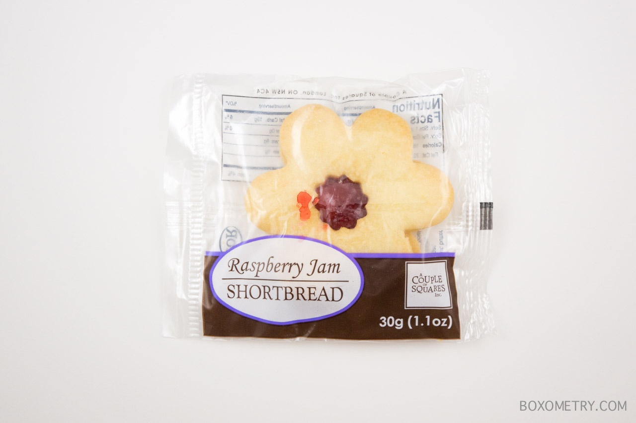 Boxometry Orange Glad July 2015 Review - Raspberry Jam Shortbread (A Couple of Squares)