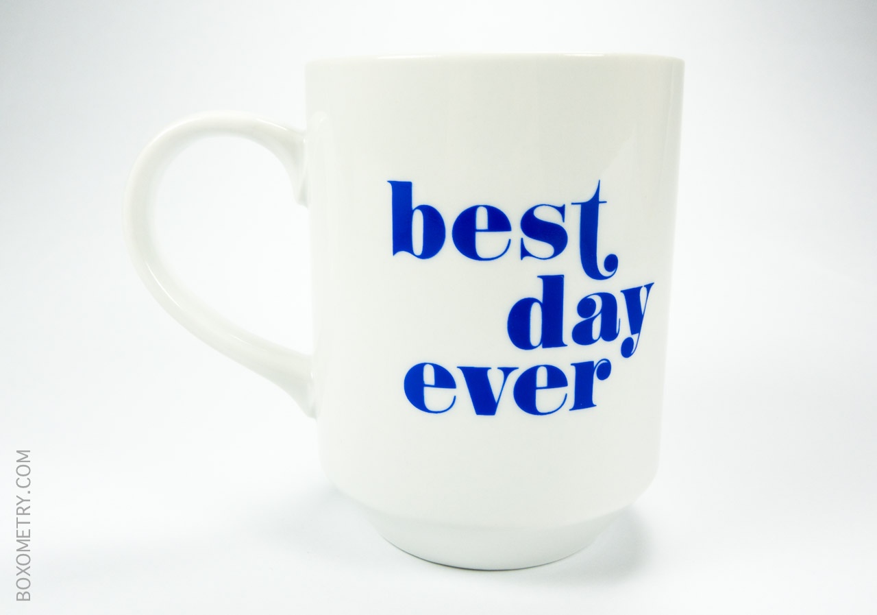 Boxometry POPSUGAR Must Have August Review - Pastel Best Day Ever Mug