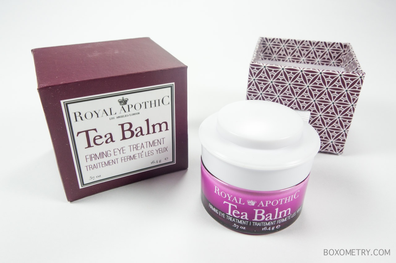 Boxometry POPSUGAR Must Have August Review - Royal Apothic Tea Balm Firming Eye Treatment