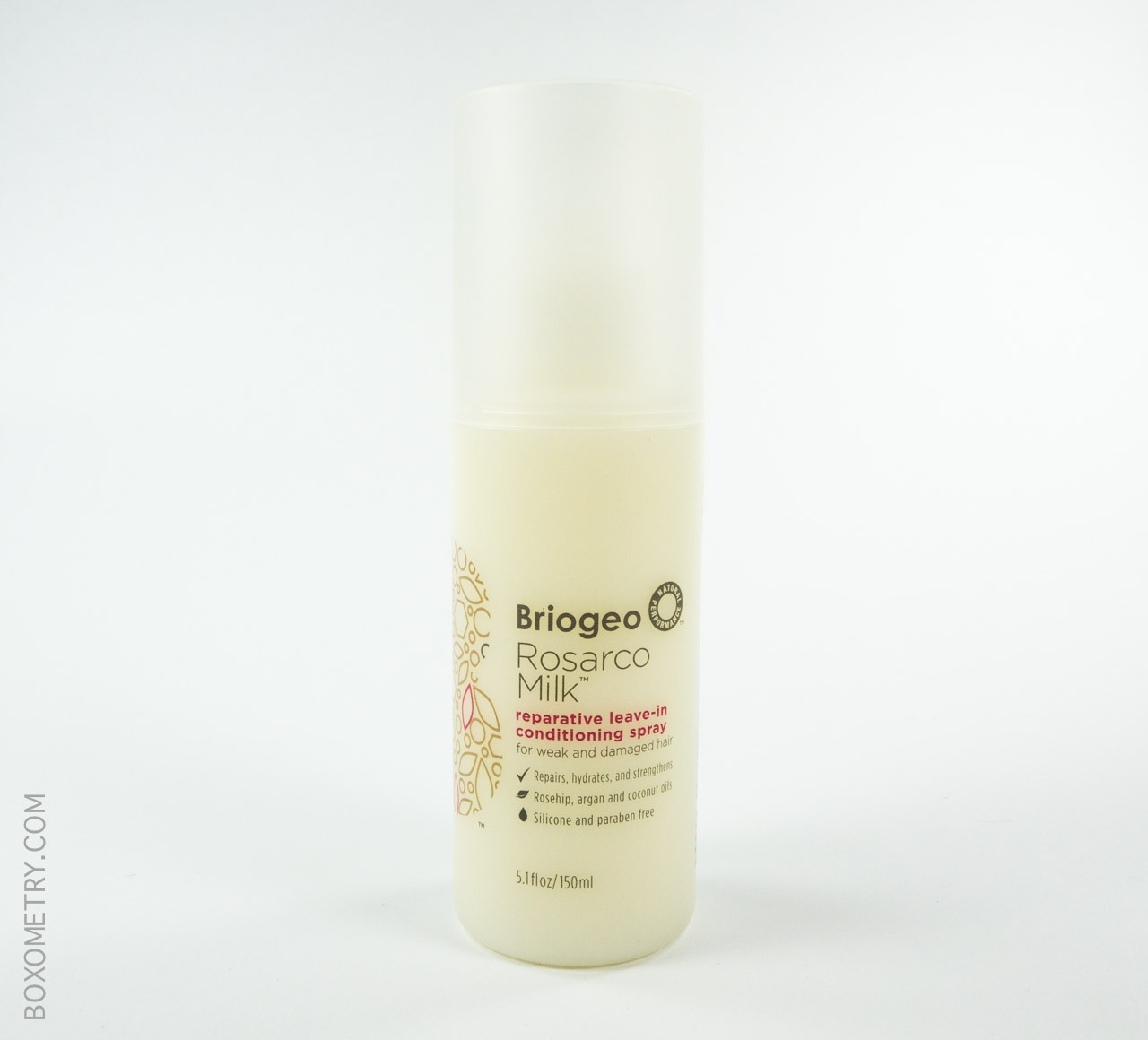 Boxometry POPSUGAR Must Have September Review - Briogeo Rosarco Milk Reparative Leave-In Conditioning Spray
